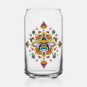 Bee Cathedral Drinkware Set Blikvorm Glas (Achterkant)