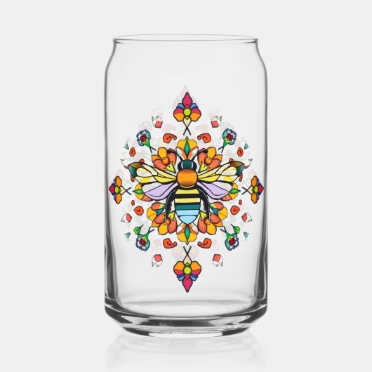 Bee Cathedral Drinkware Set Blikvorm Glas (Achterkant)