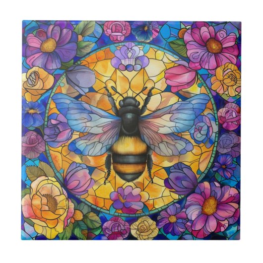 Bee Ceramic Tegel Tegeltje (Voorkant)