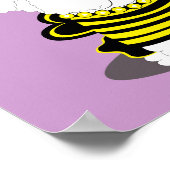 "BEE"chon Bichon Frise Halloween Poster (Hoek)