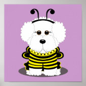 "BEE"chon Bichon Frise Halloween Poster (Voorkant)
