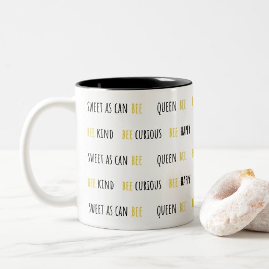 Bee Citeert koffie-koffie Mok (Met donut)