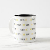 Bee Citeert koffie-koffie Mok (Voorkant links)