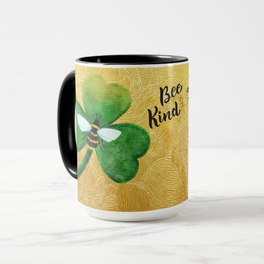 Bee Clover Coffee Mok. Mok (Voorkant links)