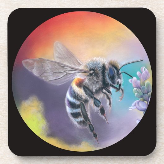 Bee Coaster set Bier Onderzetter (Voorkant)