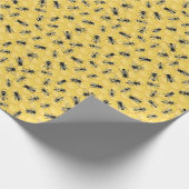 Bee Colony Beehive Gift Wrapping Paper Cadeaupapier (Hoek)