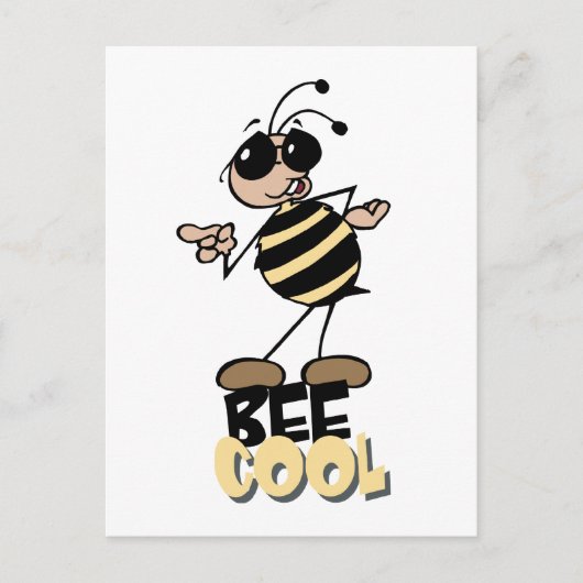 Bee Cool Briefkaart (Voorkant)