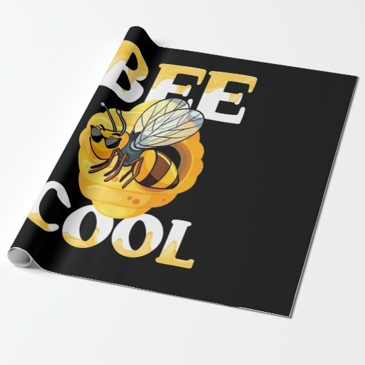 Bee Cool Cadeaupapier (Uitgerold)