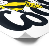 Bee Cool Design Pluche Mords Milieubescherming Poster (Hoek)