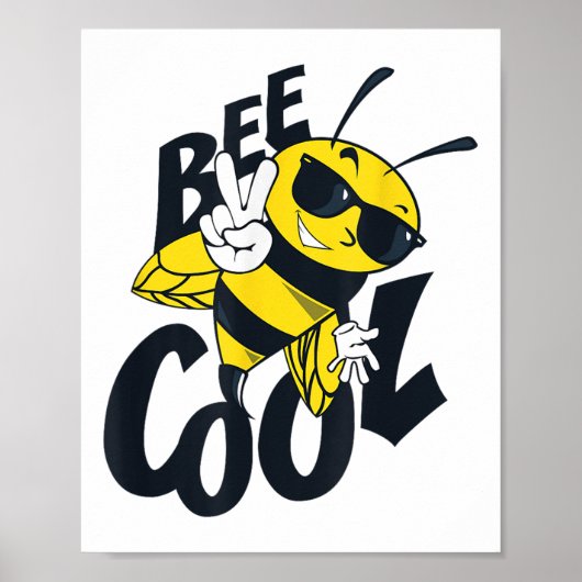 Bee Cool Design Pluche Mords Milieubescherming Poster (Voorkant)
