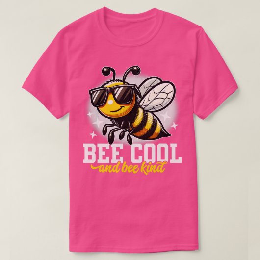 Bee Cool en Bee Kind T-shirt (Design voorkant)