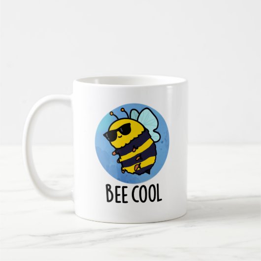 Bee Cool Funny Insect Bee Pun Koffiemok (Links)