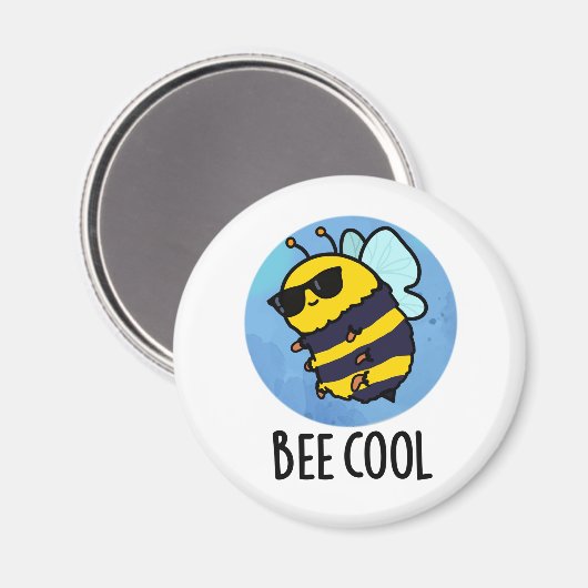 Bee Cool Funny Insect Bee Pun Magneet (Voorkant / Achterkant)