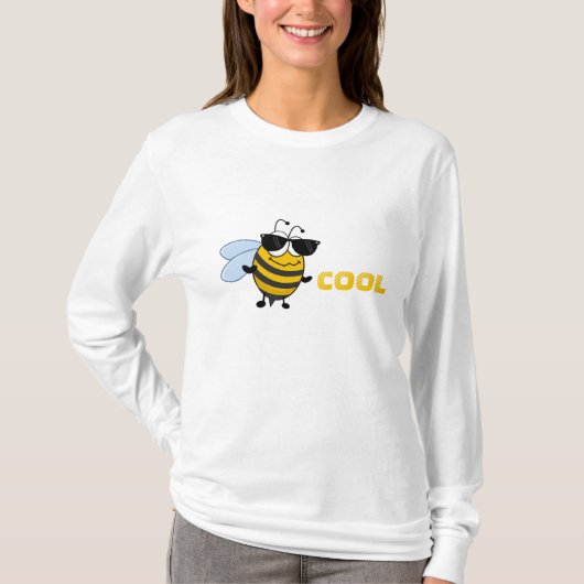 Bee Cool | Funny Trendy Bee  Girl's T-shirt (Voorkant)
