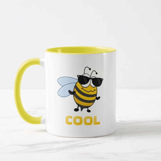 Bee Cool | Funny Trendy Bee Mok (Links)