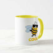 Bee Cool | Funny Trendy Bee Mok (Voorkant rechts)