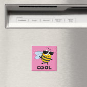 Bee Cool | Funny Trendy Bee Personalized Magneet (Insitu (Vaatwasser))