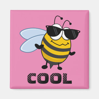 Bee Cool | Funny Trendy Bee Personalized Magneet