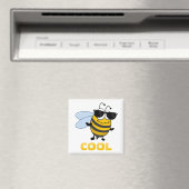 Bee Cool | Funny Trendy Bee Personalized Magneet (Insitu (Vaatwasser))