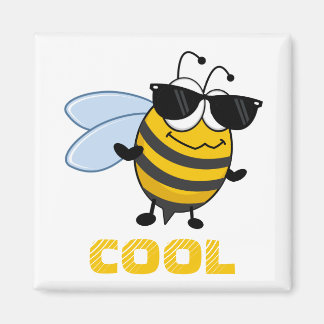 Bee Cool | Funny Trendy Bee Personalized Magneet
