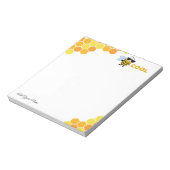 Bee Cool | Funny Trendy Bee Personalized Notitieblok (Linkerzijde)