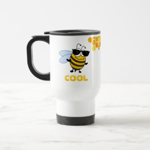 Bee Cool   Funny Trendy Bee Personalized Reisbeker