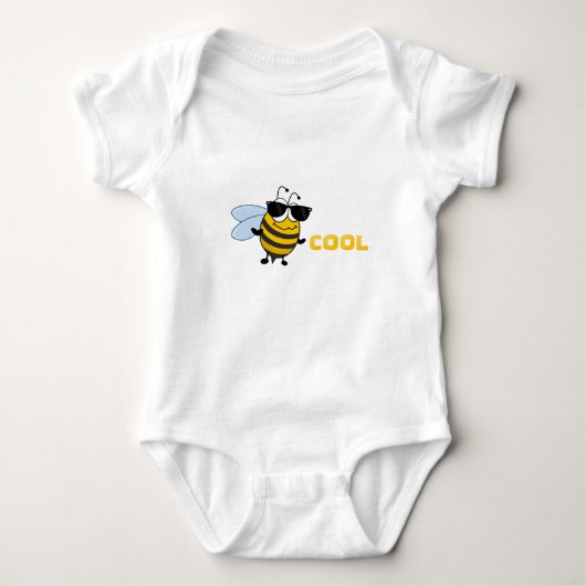 Bee Cool | Funny Trendy Bee Sjabloon Romper (Voorkant)