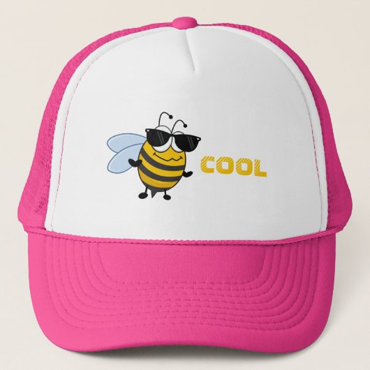 Bee Cool | Funny Trendy Bee Trucker Pet (Voorkant)