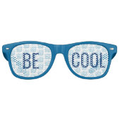 Bee Cool | ijsblokjes Retro Zonnebril (Voorkant)