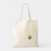 Bee Cool met Bee Hive Personalized Tote Bag (Achterkant)