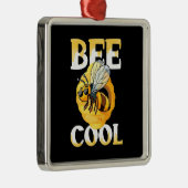 Bee Cool Metalen Ornament (Rechts)