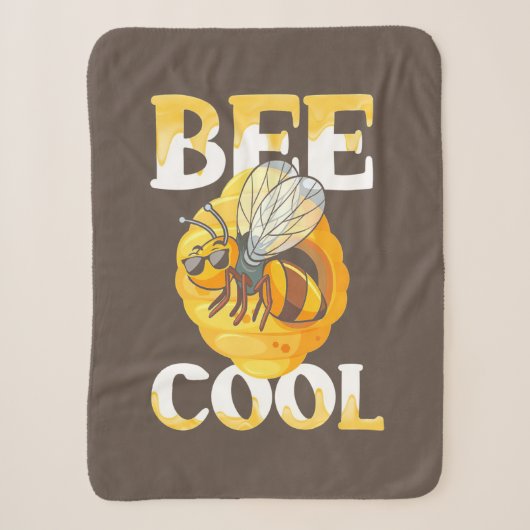 Bee Cool Sherpa Deken (Voorkant)