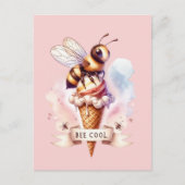 Bee Cool Whimsical Briefkaart (Voorkant)