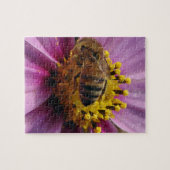 Bee Cosmo, Honey Bee en Cosmo Flower Legpuzzel (Horizontaal)