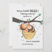 Bee Couple zwangerschapsaankondiging Kaart (Voorkant)
