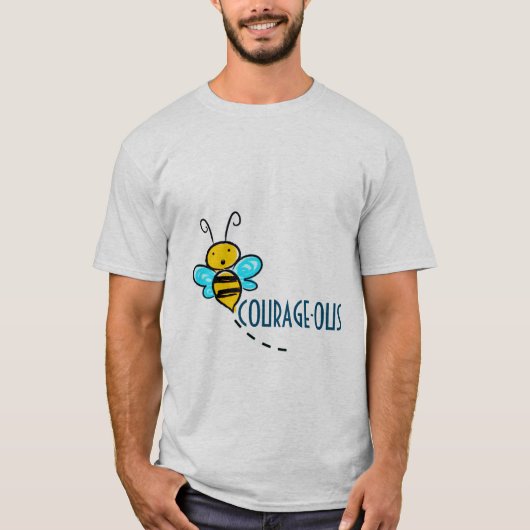 BEE COURAGEOUS T-SHIRT (Voorkant)