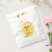 Bee Custom Dank u Kraft papieren zak Bedankzakje (Gezegeld)