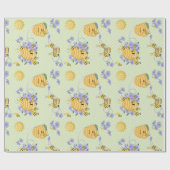 Bee Dance Floral Cadeaupapier (Vlak)
