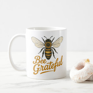 Bee Dankbaar Natuur Kunstwerk Koffiemok
