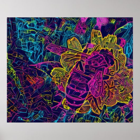 Bee Day 20 augustus foto Poster (Voorkant)