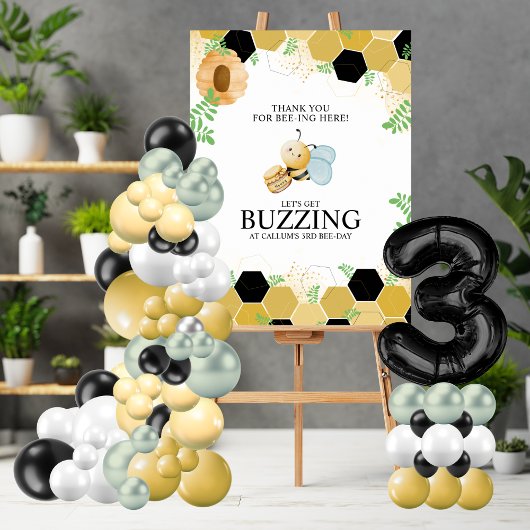 Bee-Day Welcome Poster