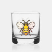 Bee Dazzling Whisky Glas (Achterkant)
