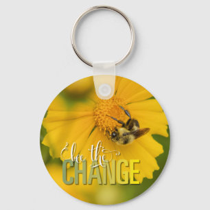 Bee de Change Metal Sleutelhanger