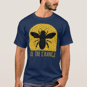 Bee de Verandering Bewustheid Beewax Hive T-shirt