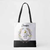 Bee de Verandering Gepersonaliseerde Canvas tas (Voorkant)