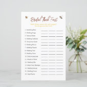 Bee "Denk snel" Vrijgezellenfeest spel (Staand voorkant)