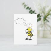Bee denking briefkaart (Staand voorkant)