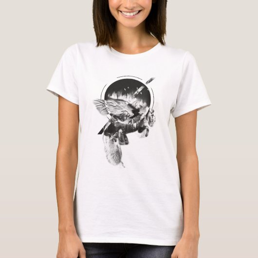Bee Design Double Exposed T-shirt (Voorkant)