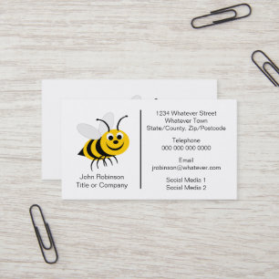 Bee Design imker Visitekaartje