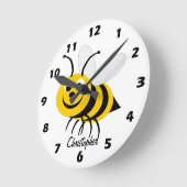 Bee Design Personalised Ronde Klok (Hoek)